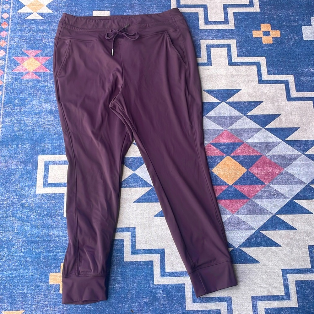 Halara joggers like new! Beautiful plum color perfect for fall!